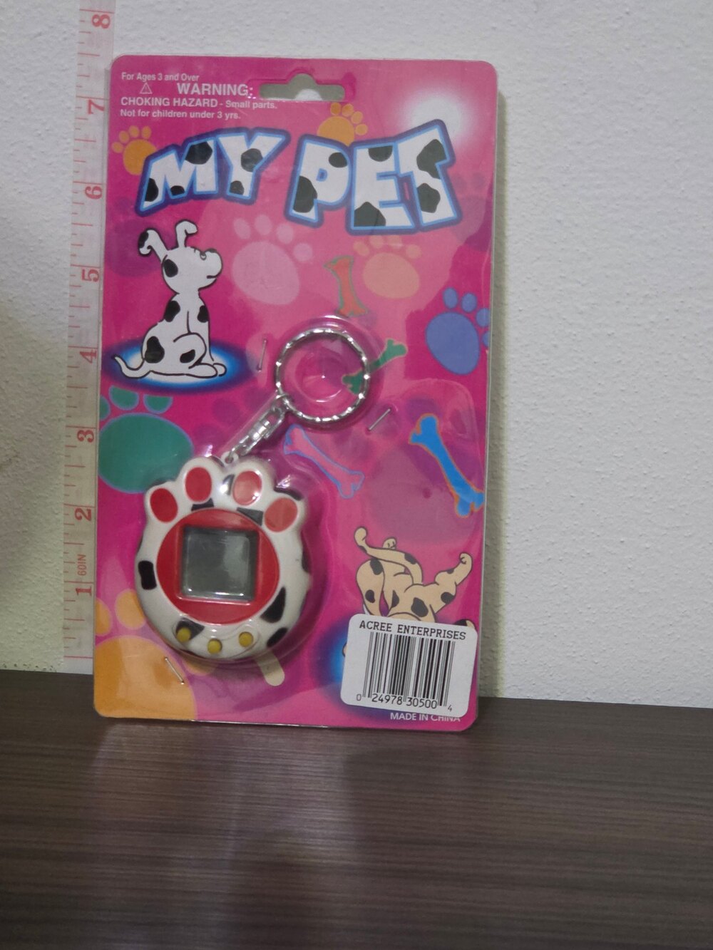 vintage 1997 Acree Enterprises "My Pets" Dalmatian virtual pet keychain